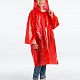 Дождевик-плащ детский BrightWay Kids, красный с нанесением логотипа