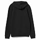 Толстовка с капюшоном унисекс Hoodie, черная с нанесением логотипа