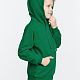 Худи детское Kirenga Kids 2.0, зеленое с нанесением логотипа