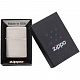 Зажигалка Zippo Armor Brushed, матовая серебристая с нанесением логотипа