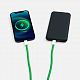 Кабель-ланьярд energyFlex Pro, зеленый с нанесением логотипа