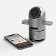 Bluetooth-колонка с беспроводной зарядкой Droid, серая с нанесением логотипа