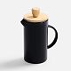 Френч-пресс Ceramero, черный с нанесением логотипа