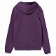 Толстовка с капюшоном унисекс Hoodie, фиолетовый меланж с нанесением логотипа