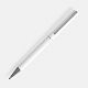 Ручка шариковая Blade Soft Touch, белая с нанесением логотипа