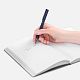 Ручка шариковая Blade Soft Touch, синяя с нанесением логотипа