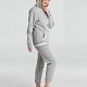 Толстовка с капюшоном унисекс Hoodie, серый меланж с нанесением логотипа