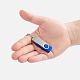 Флешка Twist, синяя, 16 Гб с нанесением логотипа
