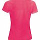 Футболка женская Sporty Women 140, розовый коралл с нанесением логотипа