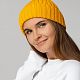 Шапка Uni, желтая с нанесением логотипа