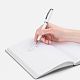 Ручка шариковая Letra Chrome, глянцевая, белая с нанесением логотипа