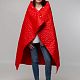 Плед-пончо для пикника SnapCoat, красный с нанесением логотипа