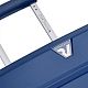 Чемодан Butterfly L, синий с нанесением логотипа