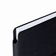 Ежедневник Flexpen Bright, недатированный, черный с нанесением логотипа