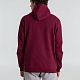 Толстовка с капюшоном унисекс Hoodie, бордовая с нанесением логотипа