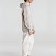 Толстовка с капюшоном унисекс Hoodie, дымчато-серая с нанесением логотипа