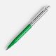 Ручка шариковая Senator Point Metal, ver.2, зеленая с нанесением логотипа