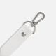 Застежка-карабин Snap Hook, M, серебристая с нанесением логотипа