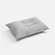 Надувная подушка Pillowish, серая с нанесением логотипа