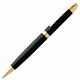 Ручка шариковая Razzo Gold, ver.2, черная с нанесением логотипа