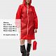 Дождевик Rainman Zip, красный с нанесением логотипа