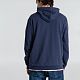 Толстовка с капюшоном унисекс Hoodie, синий меланж с нанесением логотипа