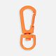 Застежка-карабин Snap Hook, S, оранжевый неон с нанесением логотипа