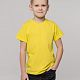 Футболка детская T-Bolka Kids, желтая с нанесением логотипа