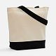 Холщовая сумка Shopaholic, черная с нанесением логотипа
