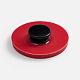Джибитс из ПВХ «Круг», красный с нанесением логотипа