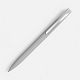 Ручка шариковая Pin Soft Touch, серая с нанесением логотипа