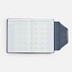 Ежедневник Delave, недатированный, синий с нанесением логотипа