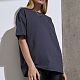 Футболка Oversize Premium, темно-серая (антрацит) с нанесением логотипа