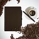 Блокнот Coffeist, коричневый с нанесением логотипа