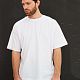 Футболка Oversize Premium, белая с нанесением логотипа
