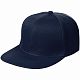 Бейсболка Snapback с прямым козырьком, темно-синяя с нанесением логотипа