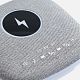 Bluetooth колонка с беспроводной зарядкой и подсветкой Terrafonic, серая с нанесением логотипа