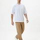 Футболка Oversize Premium 210, белая с нанесением логотипа