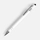 Ручка шариковая Pointer Soft Touch со стилусом, белая с нанесением логотипа