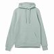 Толстовка с капюшоном унисекс Hoodie, серо-зеленая с нанесением логотипа