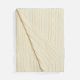 Плед Remitti, белый (молочный) с нанесением логотипа