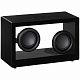 Bluetooth-колонка со светомузыкой Sensofonic, черная с нанесением логотипа