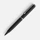 Ручка шариковая Inkish Gunmetal, черная с нанесением логотипа
