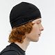 Спортивная шапка утепленная Jogge, черная с нанесением логотипа