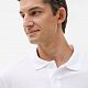 Рубашка поло мужская с длинным рукавом Perfect LSL Men, белая с нанесением логотипа