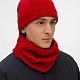 Шапка ComFleece, красная с нанесением логотипа