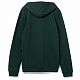 Толстовка с капюшоном унисекс Hoodie, темно-зеленый меланж с нанесением логотипа