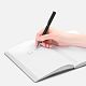 Ручка шариковая Blade Soft Touch, черная с нанесением логотипа