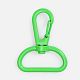 Застежка-карабин Snap Hook, L, зеленый неон с нанесением логотипа