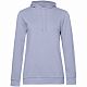 Толстовка с капюшоном женская Hoodie, лиловая с нанесением логотипа